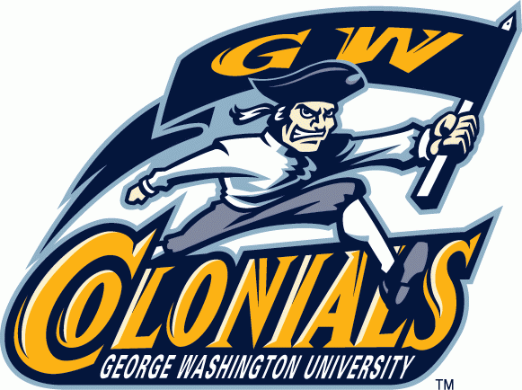 George Washington Colonials 1997-2008 Primary Logo t shirts iron on transfers